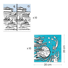 Load image into Gallery viewer, Djeco Colouring Activity - Ocean aw24