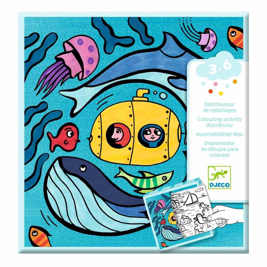 Djeco Colouring Activity - Ocean