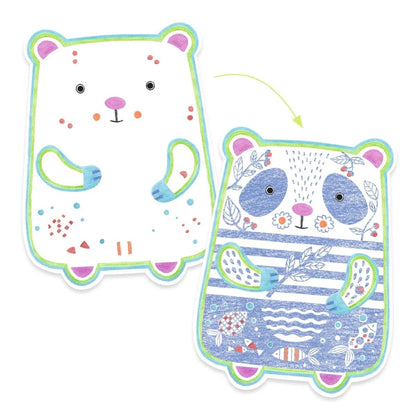 Djeco Magic Colouring - Wild Animals