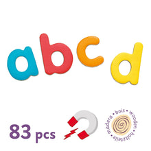 Load image into Gallery viewer, Djeco Wooden Magnetic Letters for boys/girls