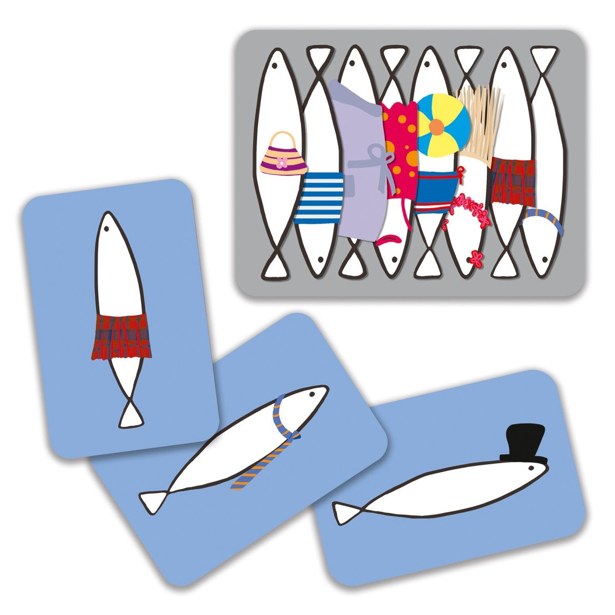 Djeco Sardines Playing Cards for boys/girls