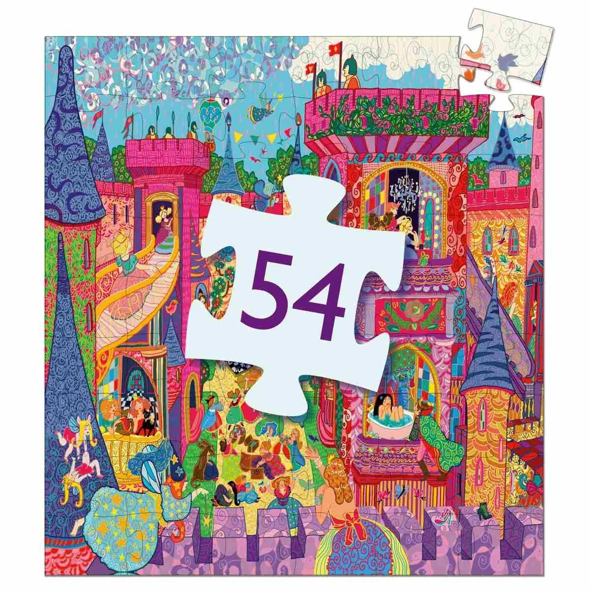 Djeco Silhouette Puzzles - Fairy Castle