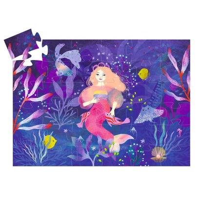 Djeco Silhouette Puzzles - Ella The Mermaid