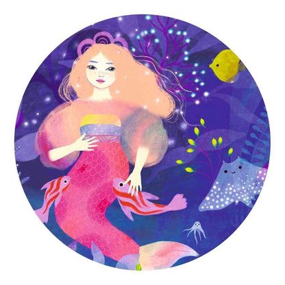 Djeco Silhouette Puzzles - Ella The Mermaid