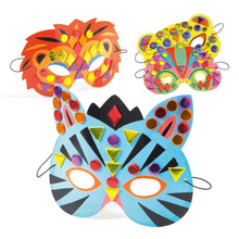 Load image into Gallery viewer, Djeco Masks Diy kit - Jungle Animals