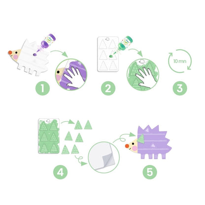 Djeco Magic Finger Painting - Small Form