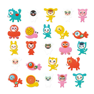 Djeco Create With Stickers - I Love Animals for fun days