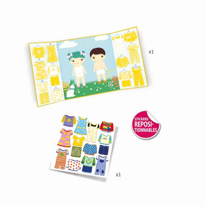 Djeco Removable Stickers for toddlers