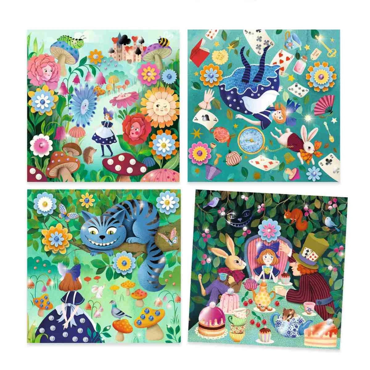 Djeco Fairytales To Decorate - In Wonderland