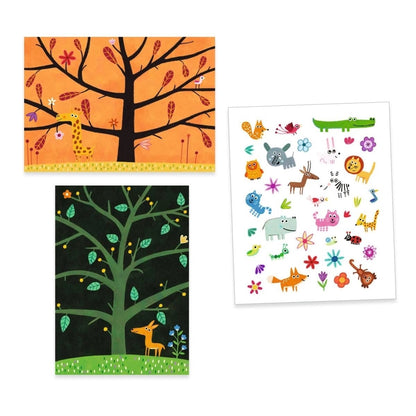 Djeco Create With Stickers - Tree Tag