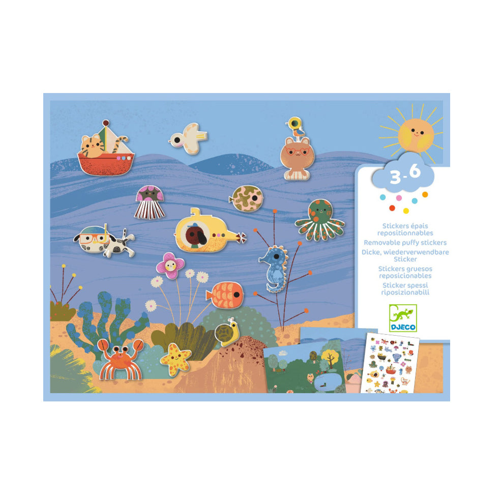 Djeco Create With Stickers - Summertime