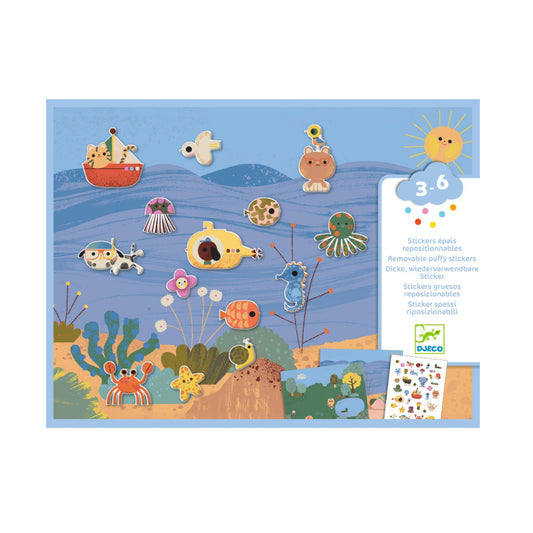 Djeco Create With Stickers - Summertime