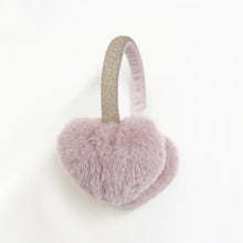 Load image into Gallery viewer, Rockahula Fluffy Love Heart Earmuffs for kids/children