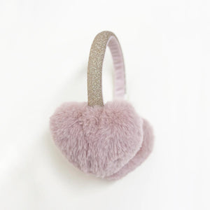 Rockahula Fluffy Love Heart Earmuffs for kids/children