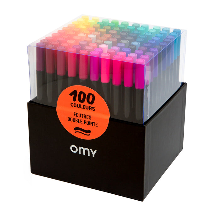 OMY 100 Dual Tip Markers