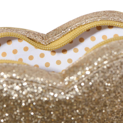 Rockahula Kids Love Heart Gold Glitter Bag