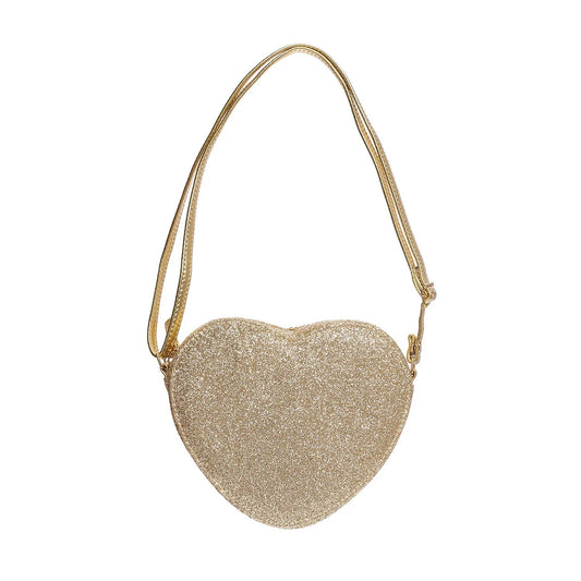 Rockahula Kids Love Heart Gold Glitter Bag
