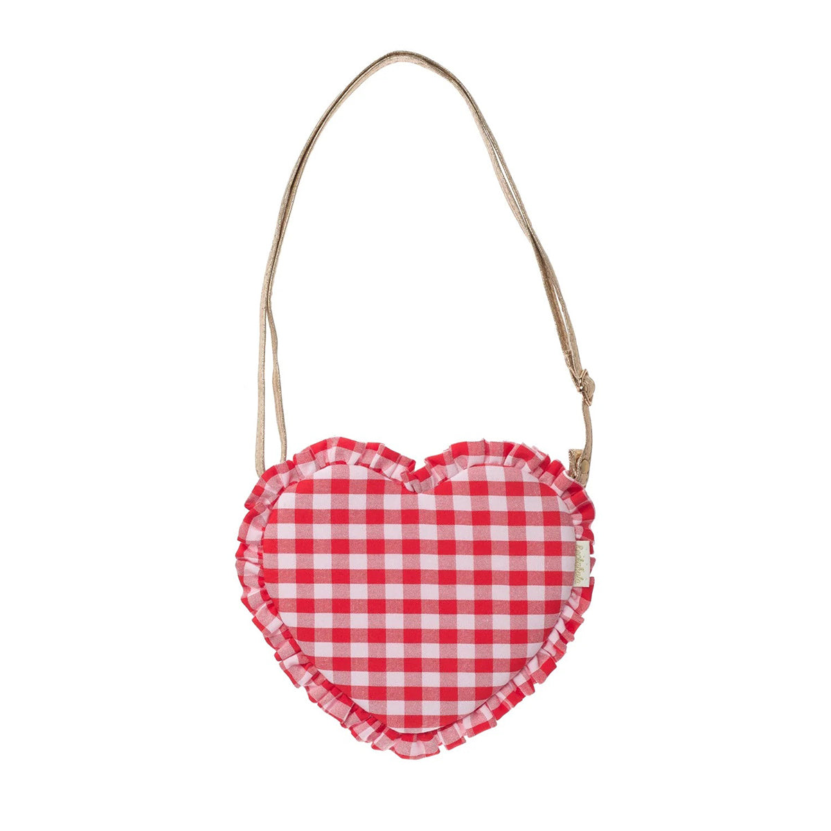 Rockahula Kids Gingham Ruffle Love Heart Bag