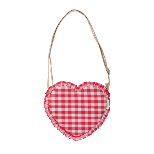 Rockahula Kids Gingham Ruffle Love Heart Bag