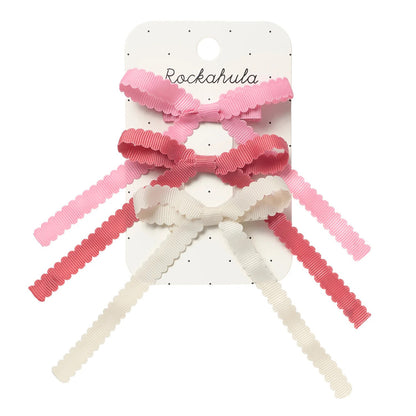 Rockahula Kids Scalloped Bow Tie Clips