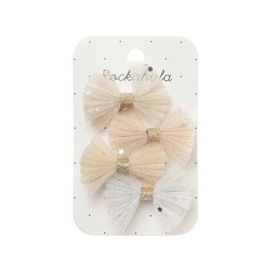 Rockahula Kids Shimmer Tulle Mini Bow Clips