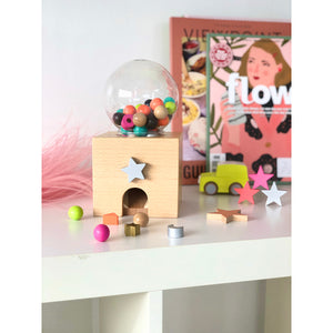 Kiko & gg Wooden Gatcha Bingo Machine for boys/girls