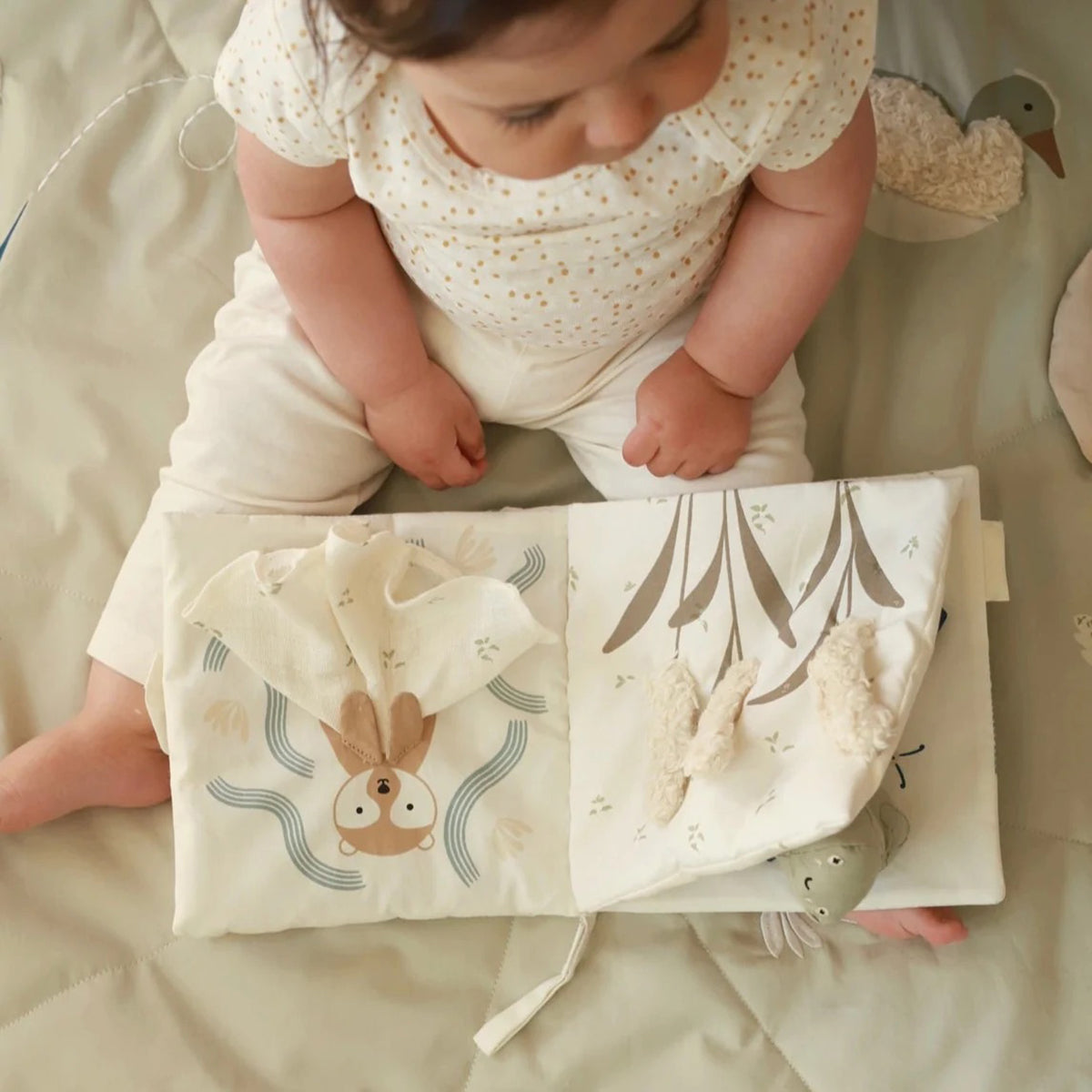 Avery Row Baby Fabric Book for fun learning