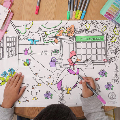 Eat Sleep Doodle Placemat to go- Jemima Puddle-Duck
