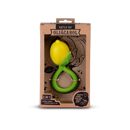 Oli&Carol Lemon Rattle Toy