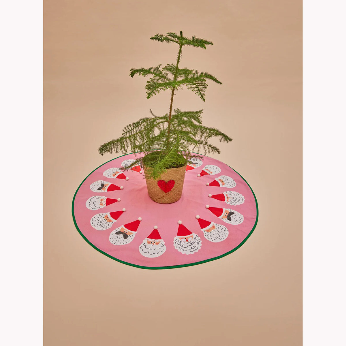 Rice Cotton Christmas Tree Carpet