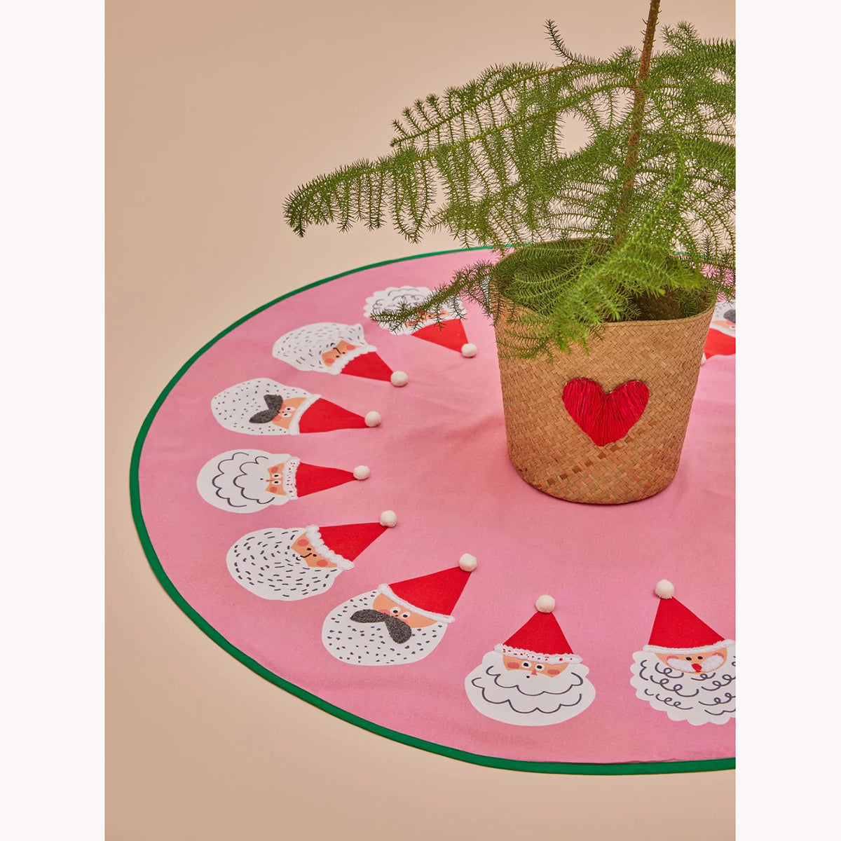 Rice Cotton Christmas Tree Carpet