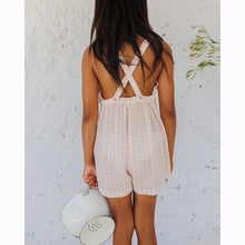Load image into Gallery viewer, Búho Gingham Jumpsuit for girls