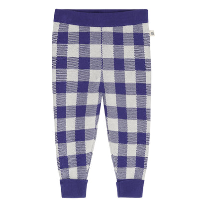The Bonnie Mob Marbles Check Knit Trousers