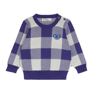The Bonnie Mob Monopoly Check Sweater