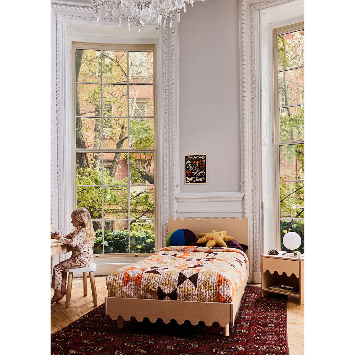 OEUF be good Moss Twin Bed