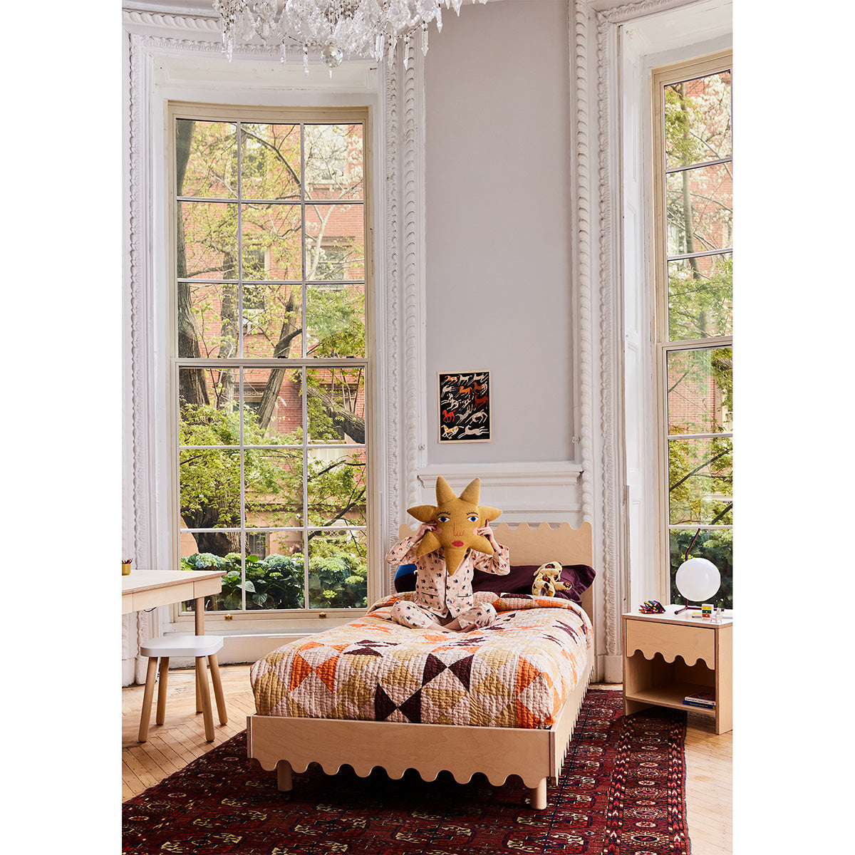 OEUF be good Moss Twin Bed