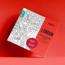 Load image into Gallery viewer, OMY Colouring Poster - London for kids/children