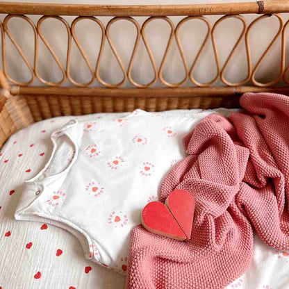 Rose In April Baby Cotton Blanket ss25