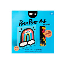 Load image into Gallery viewer, OMY Pom Pom Art Kit - Rainbow