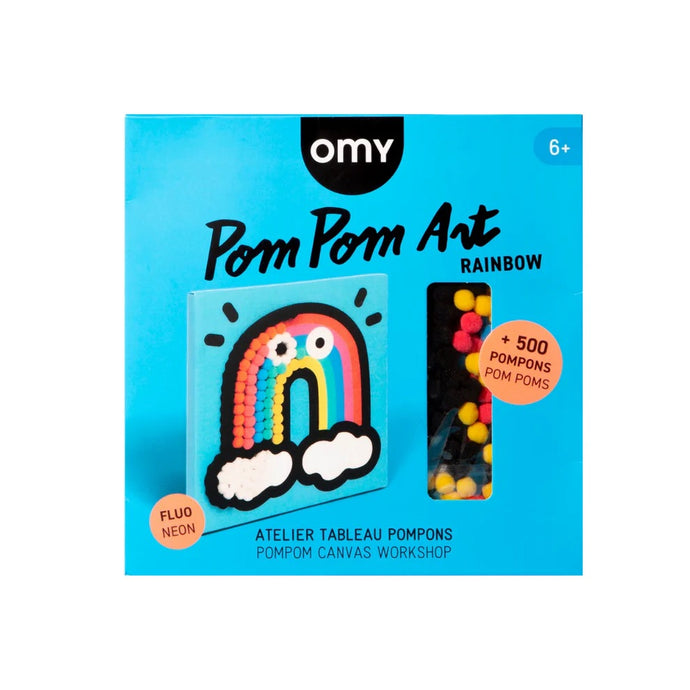 OMY Pom Pom Art Kit - Rainbow