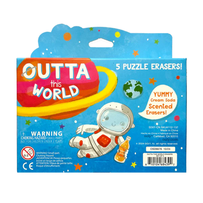 OOLY Outta This World Scented Puzzle Erasers