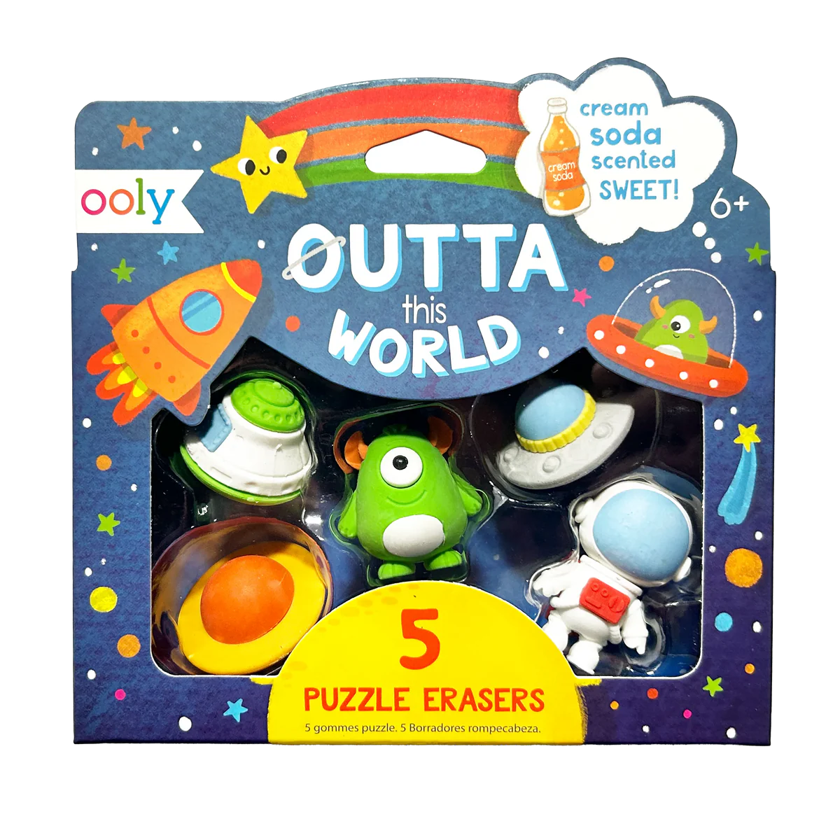 OOLY Outta This World Scented Puzzle Erasers