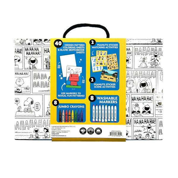 Ooly X Peanuts: Colouring Activity & Sticker Kit