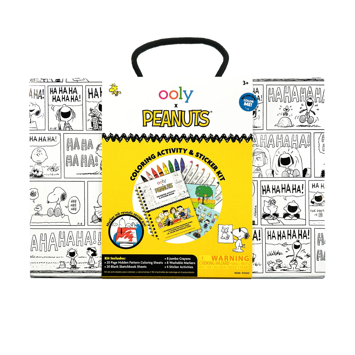 Ooly X Peanuts: Colouring Activity & Sticker Kit