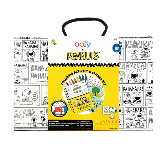 Ooly X Peanuts: Colouring Activity & Sticker Kit