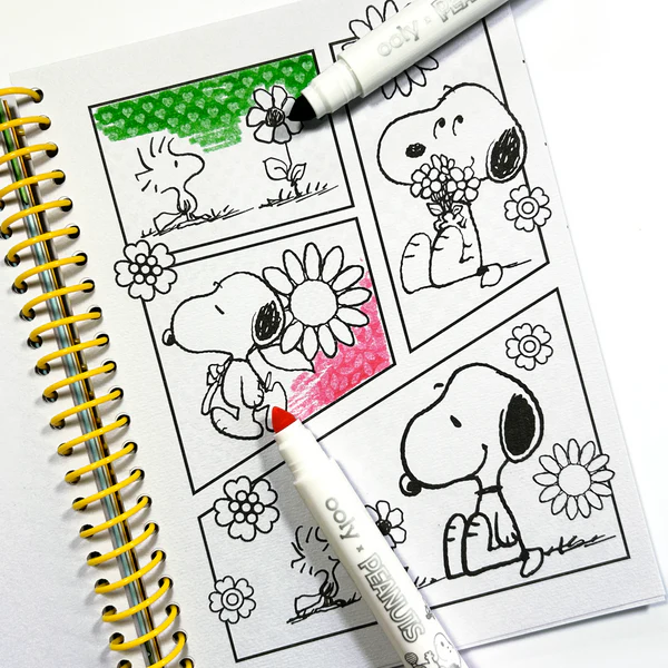 Ooly X Peanuts: Colouring Activity & Sticker Kit