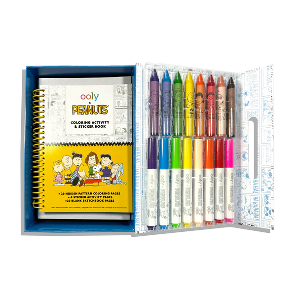 Ooly X Peanuts: Colouring Activity & Sticker Kit