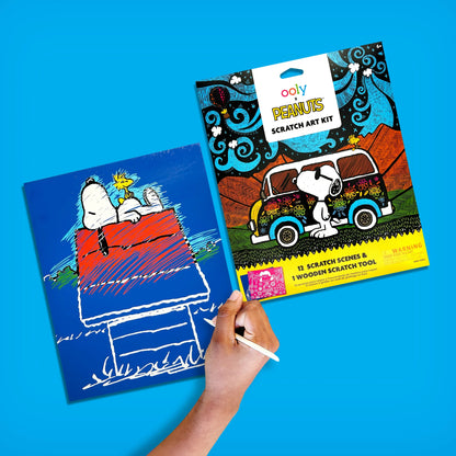 OOLY x Peanuts Scratch Art Kit