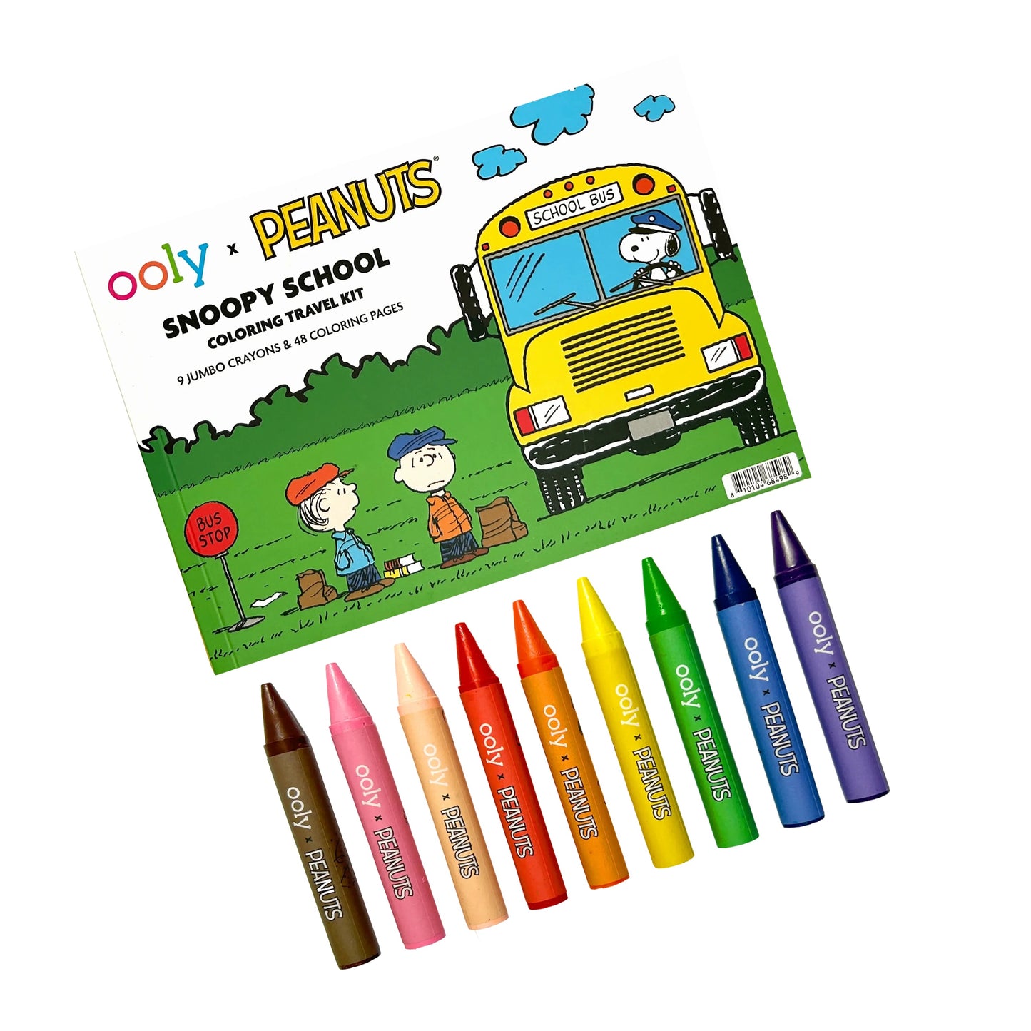 OOLY x Peanuts Snoopy School Colouring Travel Kit