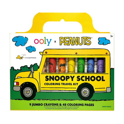 OOLY x Peanuts Snoopy School Colouring Travel Kit